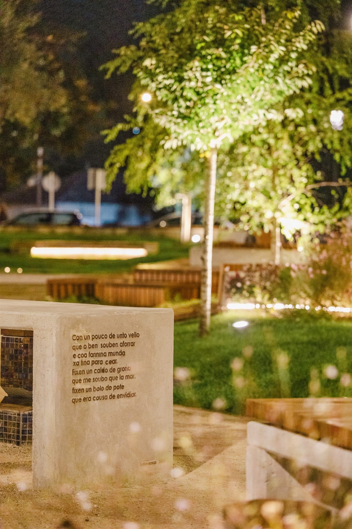 Proyecto de acondicionamiento urbano-sostenible en la Plaza Rosalía de Castro Gondomar pontevedra