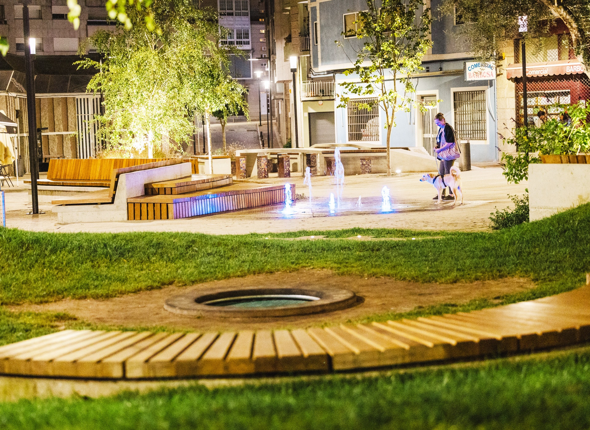 Proyecto de acondicionamiento urbano-sostenible en la Plaza Rosalía de Castro Gondomar pontevedra