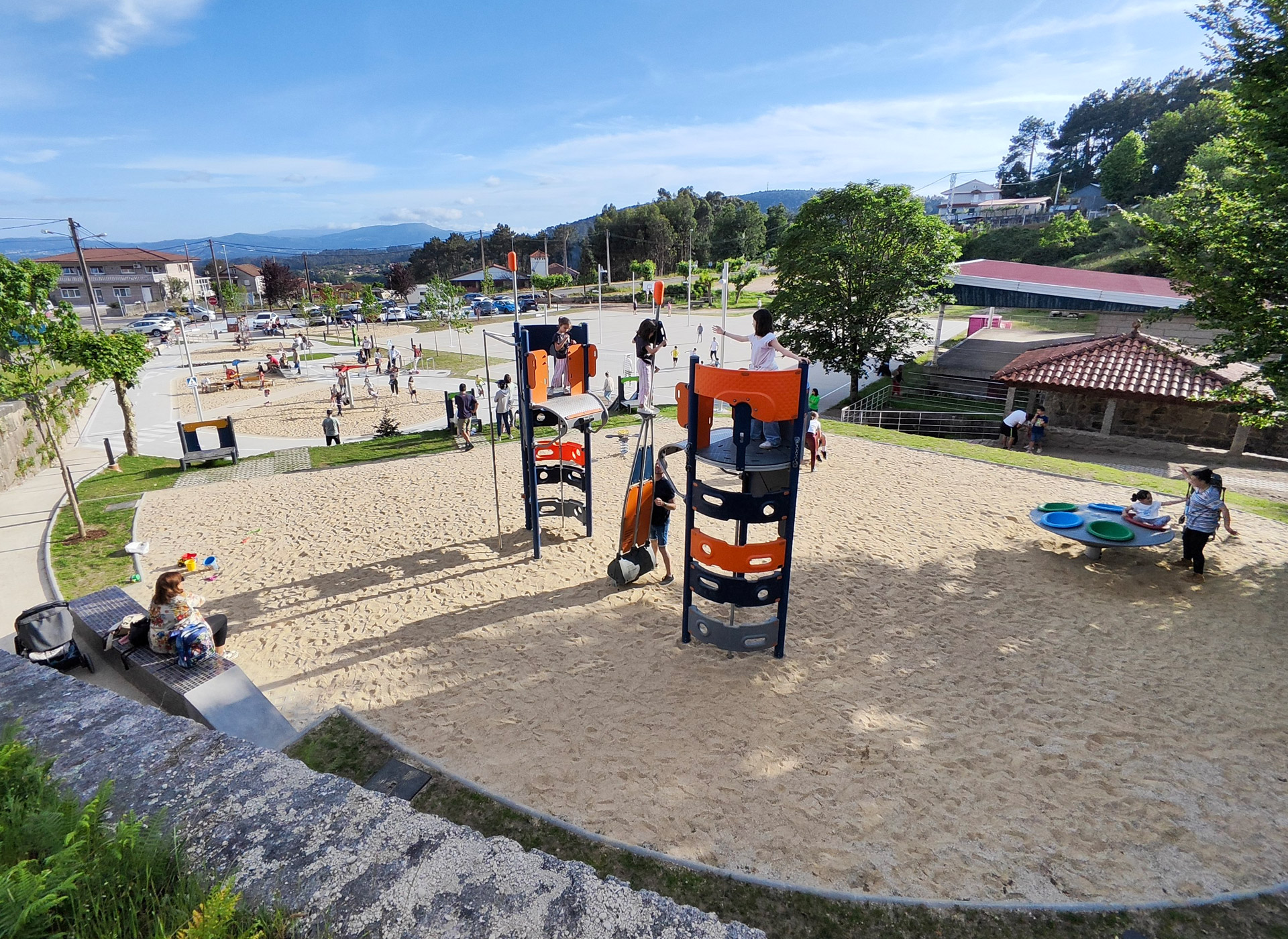 Proyecto para creación de área lúdico deportiva con circuito de educación vial en Chans do Carrasco, Tui (Pontevedra).