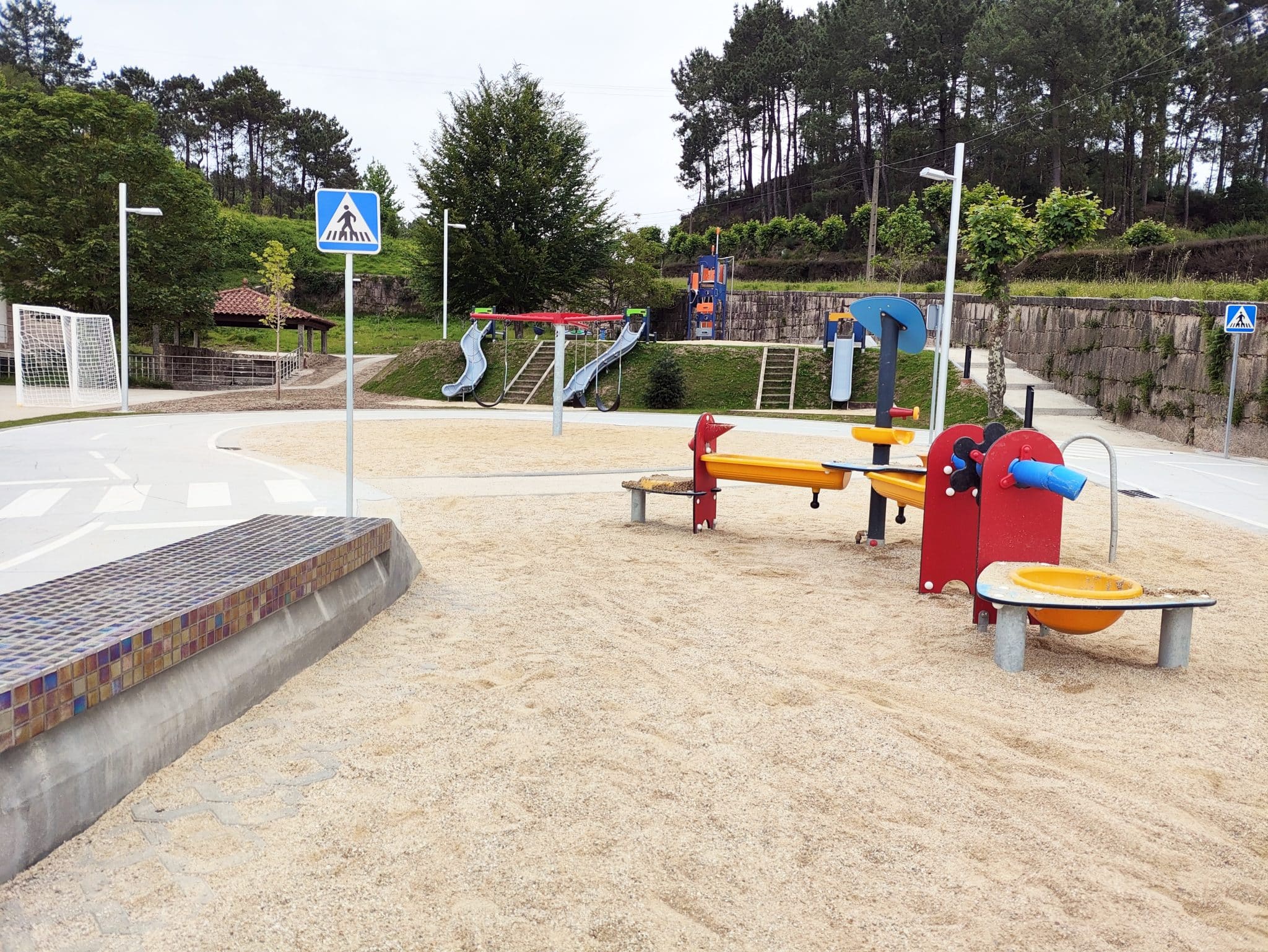 Proyecto para creación de área lúdico deportiva con circuito de educación vial en Chans do Carrasco, Tui (Pontevedra).