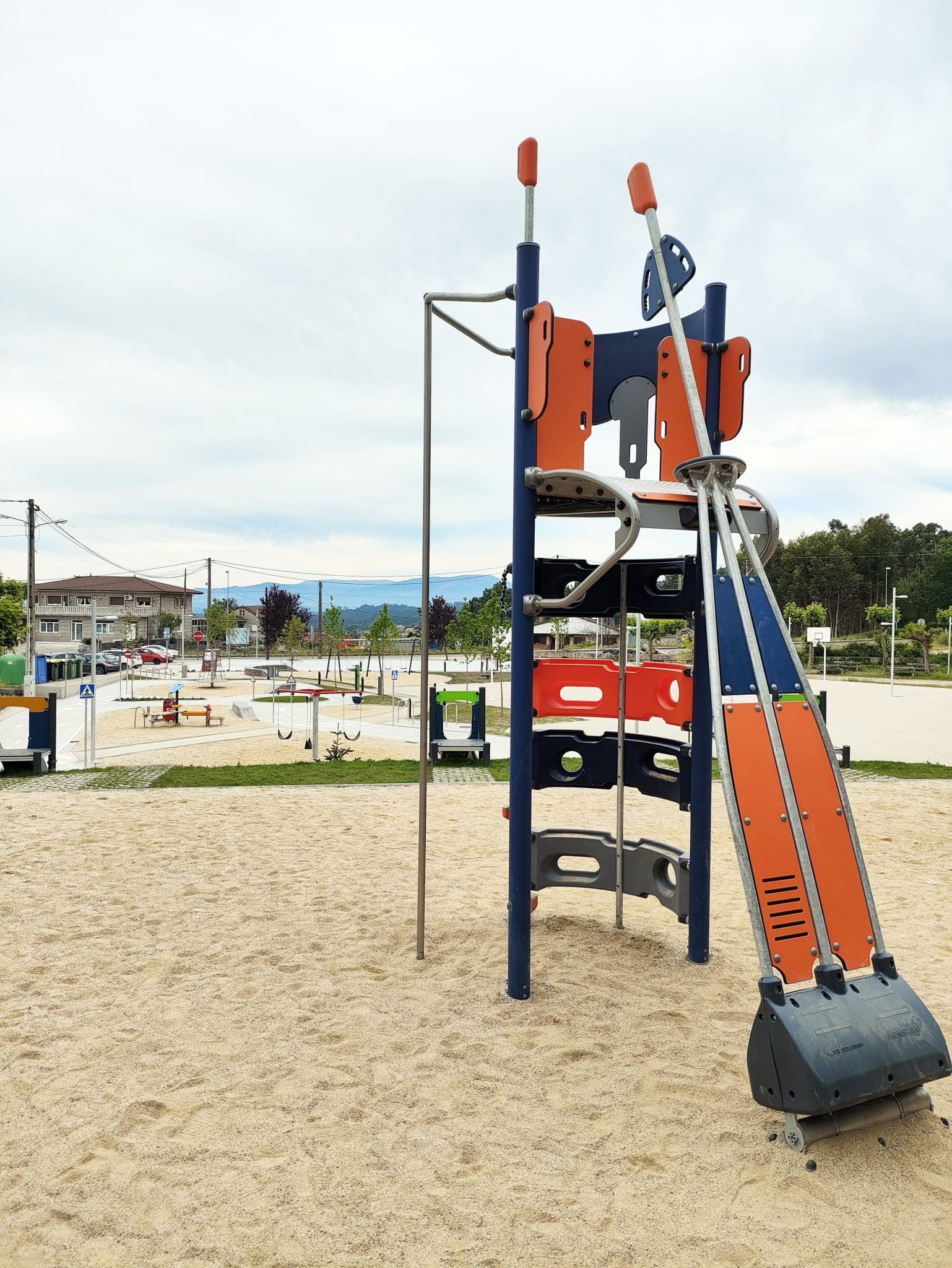 Proyecto para creación de área lúdico deportiva con circuito de educación vial en Chans do Carrasco, Tui (Pontevedra).